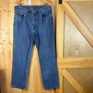 Levi’s 550 jeans 38X34 distressed classic blue